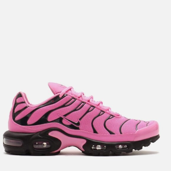 Nike Wmns Air Max Plus Pink Black Women Casual Shoes Sneakers - Picture 2 of 6